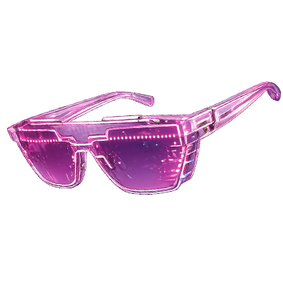 Mika Smooth rave glasses